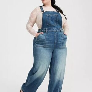 Torrid Classic Blue Denim Overalls